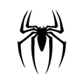 Spider-Man Black Spider Logo Sticker