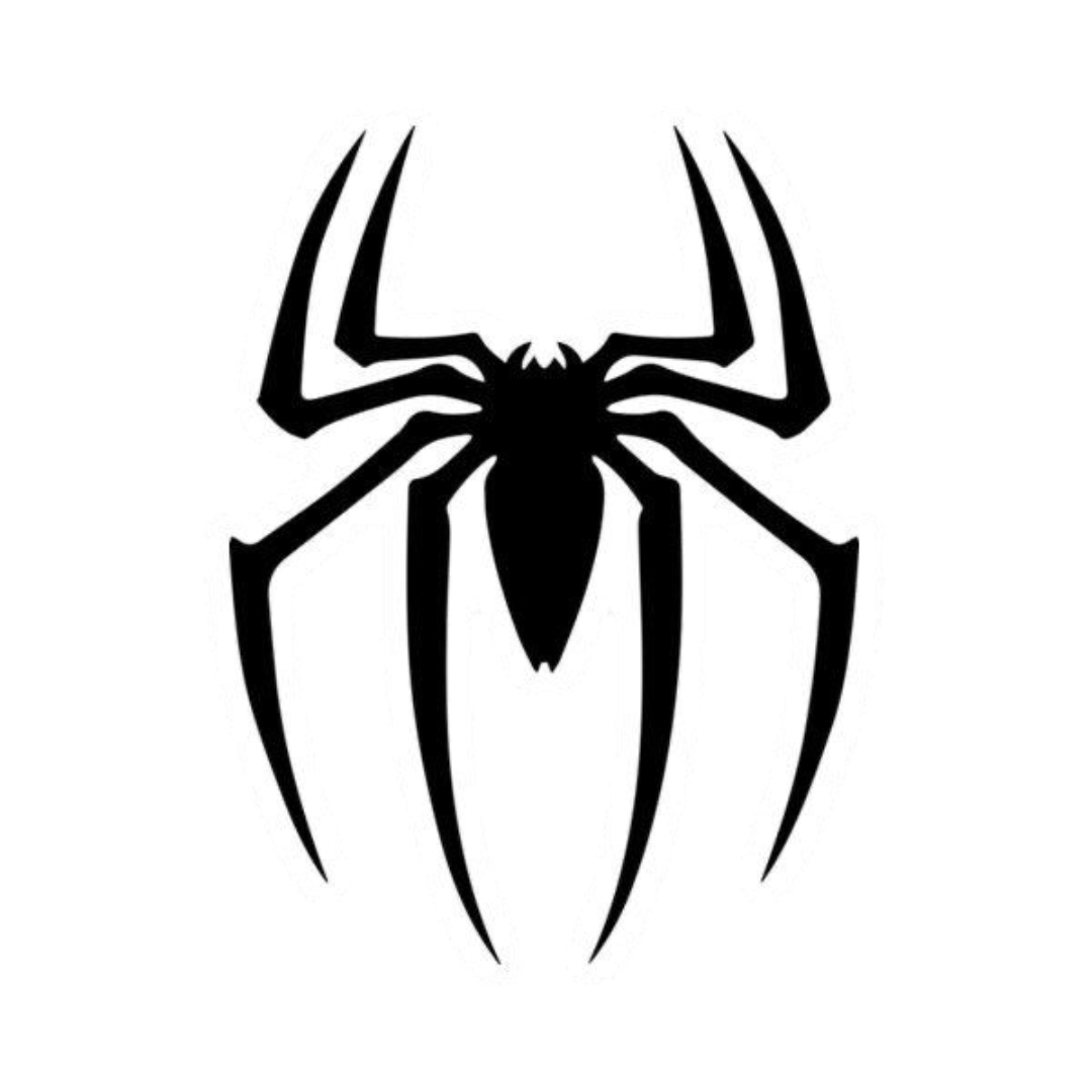 Spider-Man Black Spider Logo Sticker