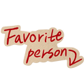 Favorite Person Love Sticker