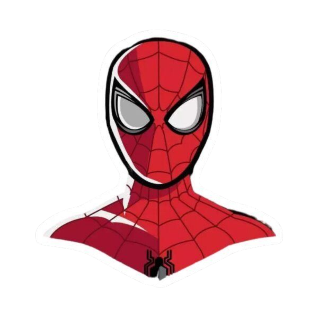 Spider-Man Bust Sticker