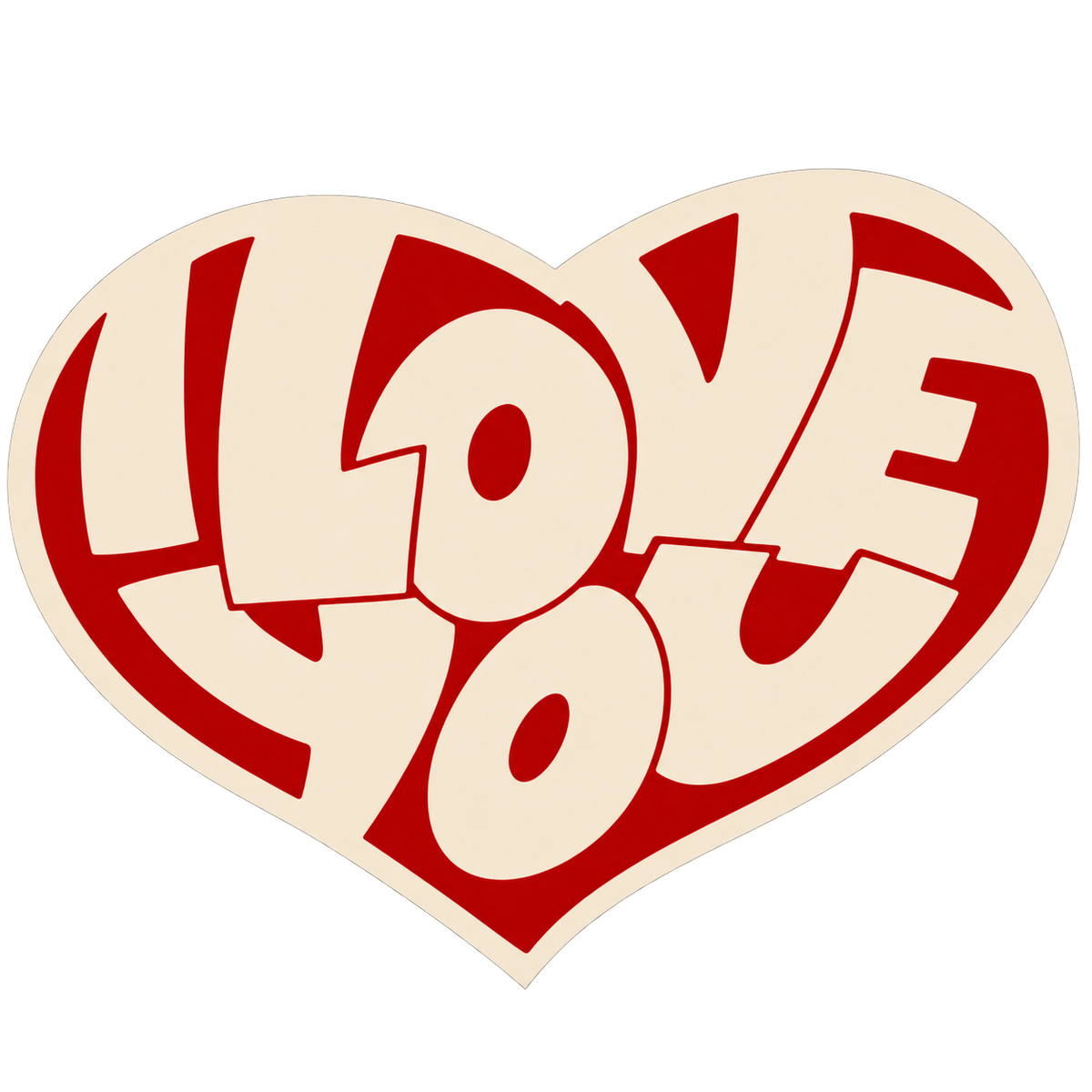 Love Heart Sticker