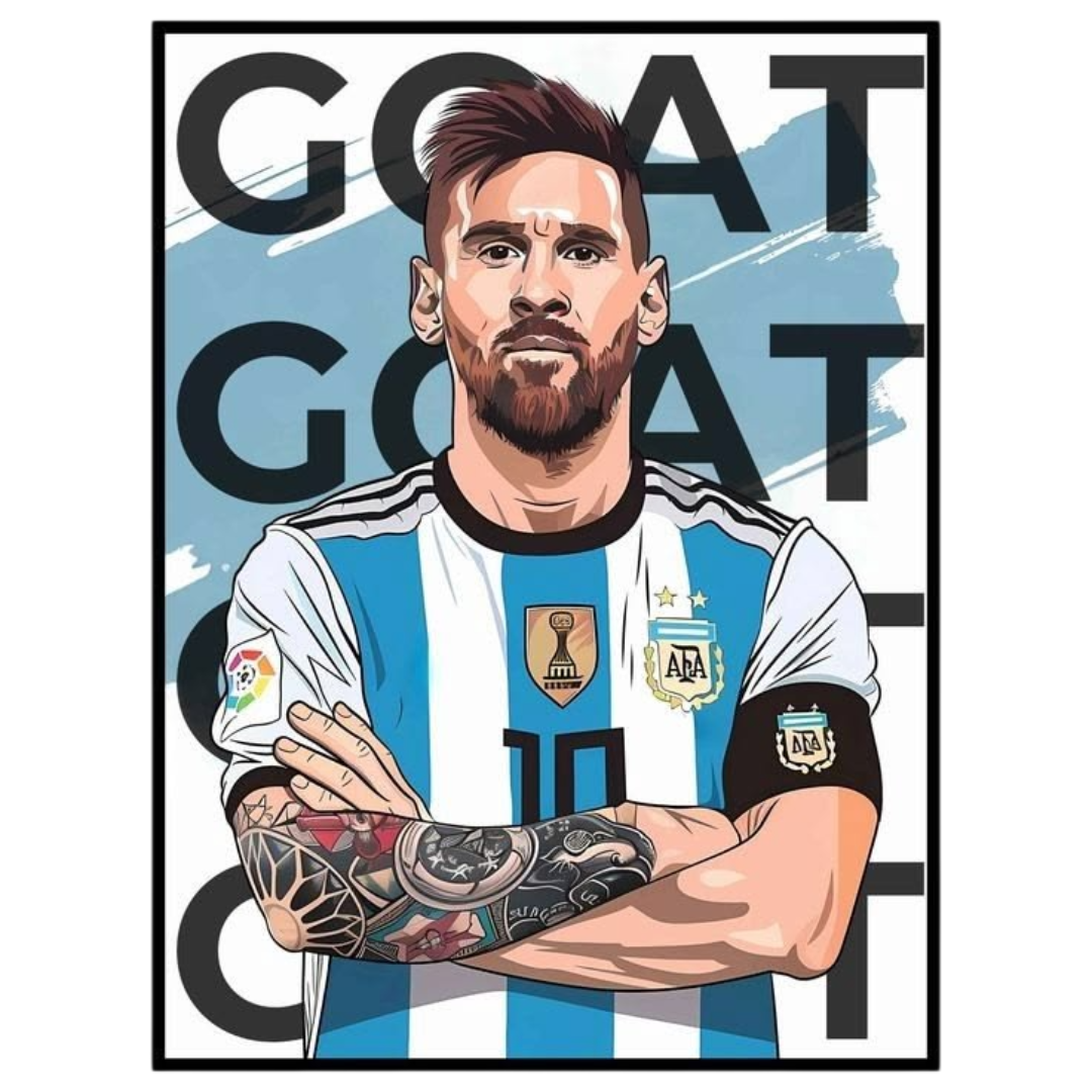 Football Player GOAT Sticker