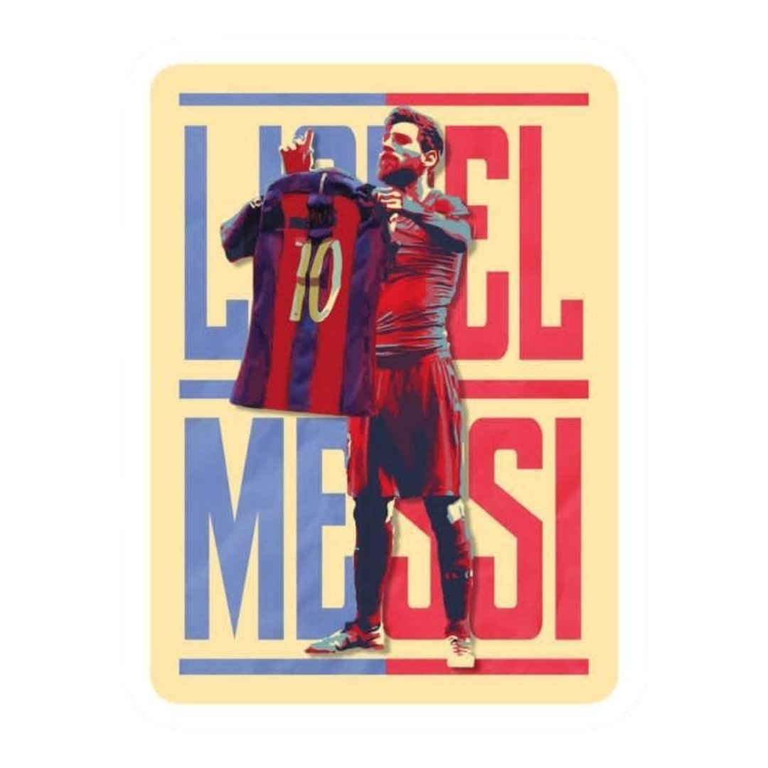 Football Player Graphic Sticker