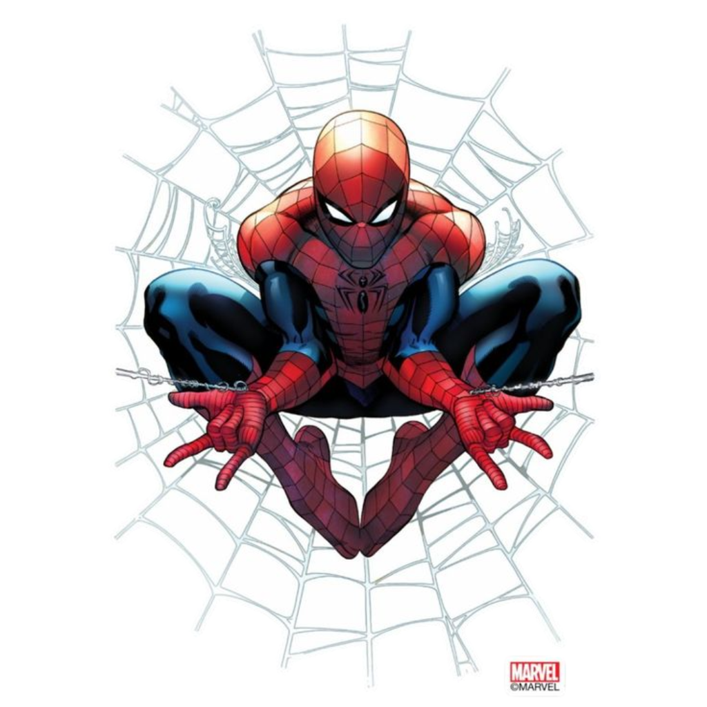 Spider-Man Web Crouch Sticker