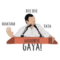 Khataam Tata Bye Bye Funny Meme Sticker