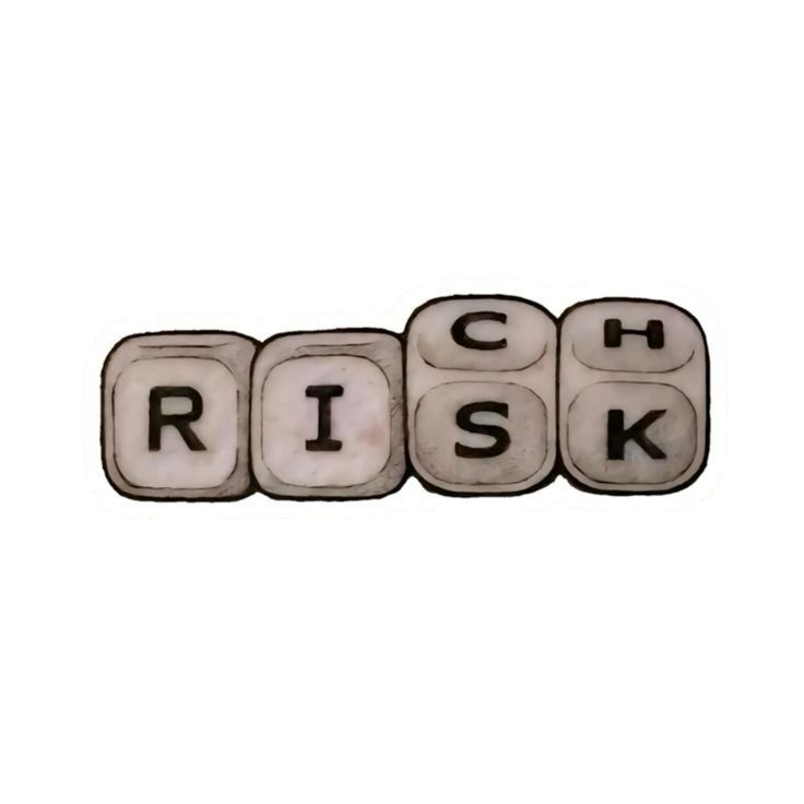 Risk Typography Sticker