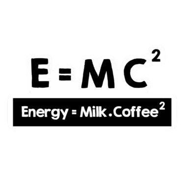 E = MC² Funny Science Sticker