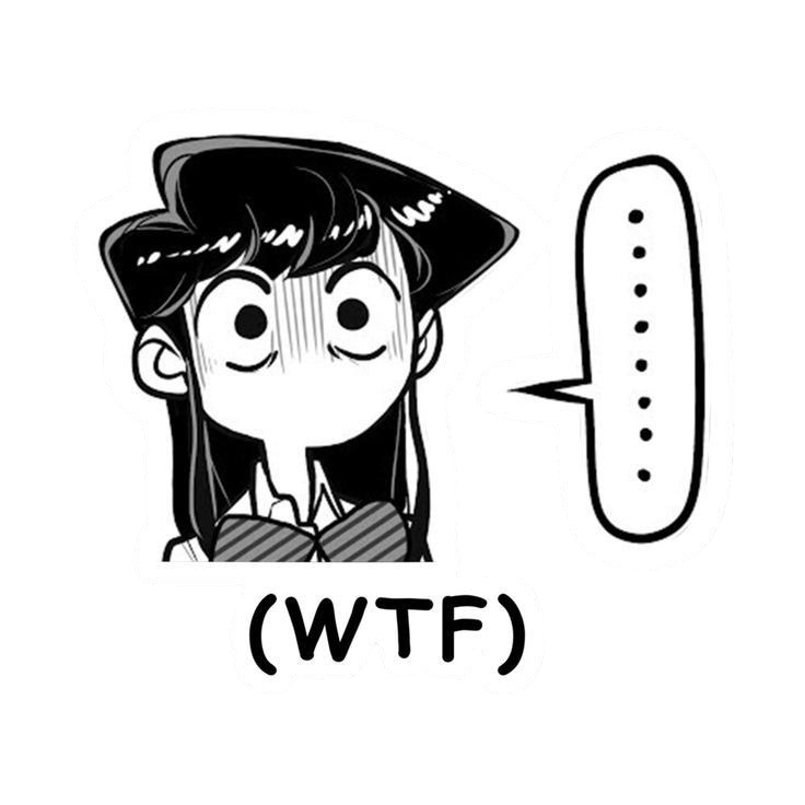 WTF Funny Reaction Sticker