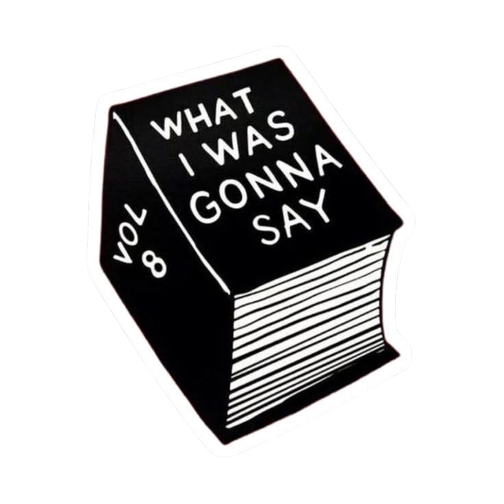 What's Gonna Say Funny Book Sticker