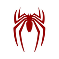 Spider-Man Red Spider Logo Sticker