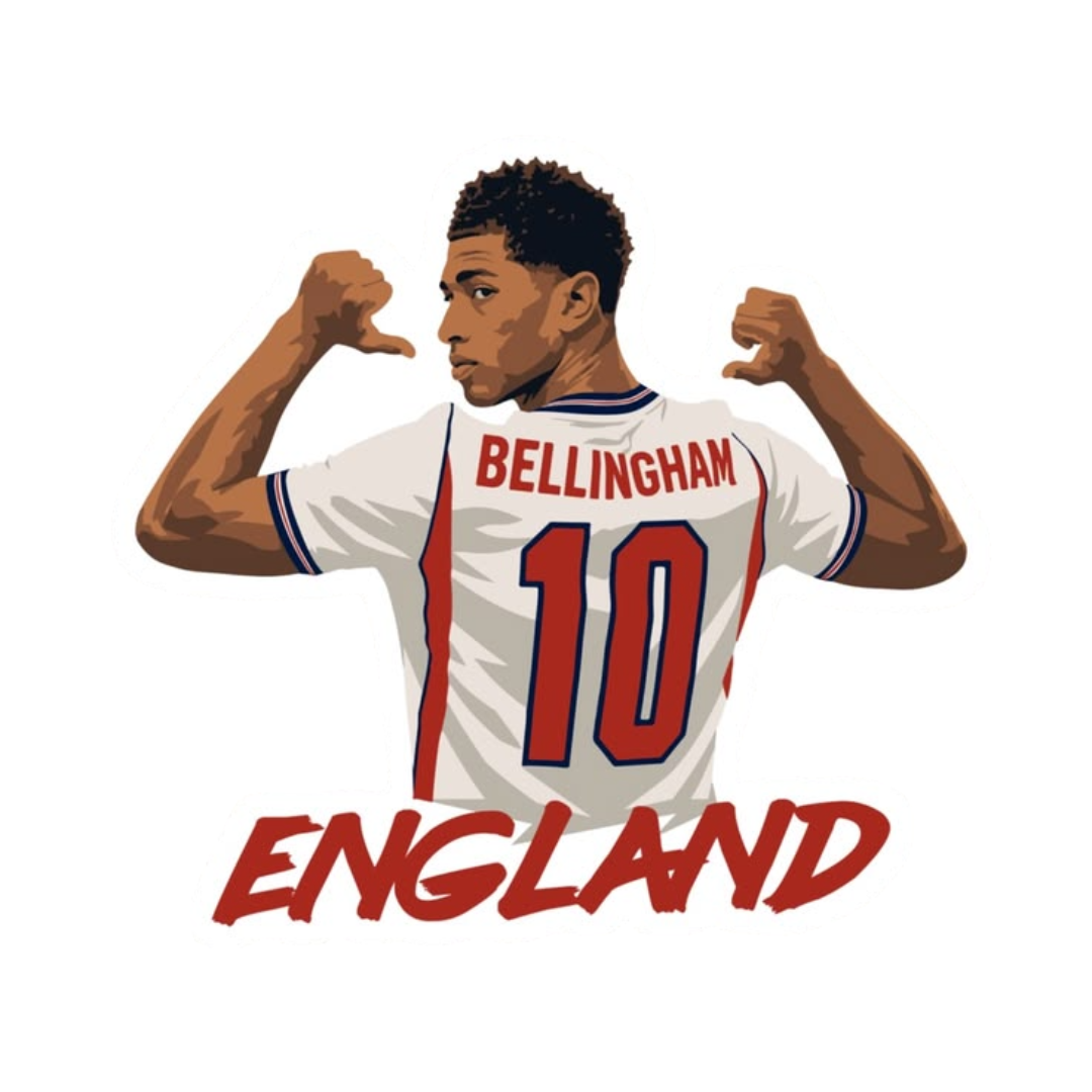 Jude Bellingham England Sticker