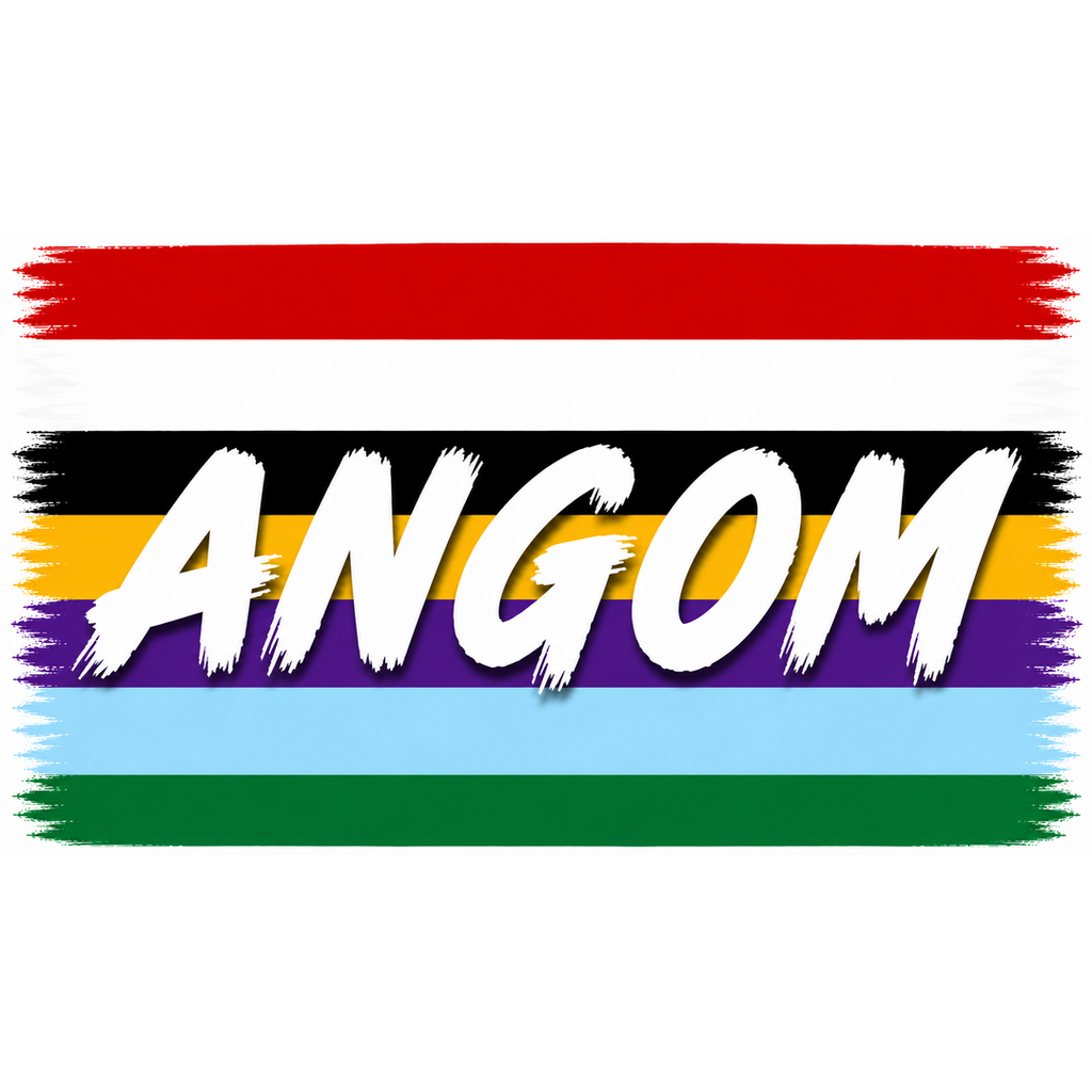 Angom Flag Sticker