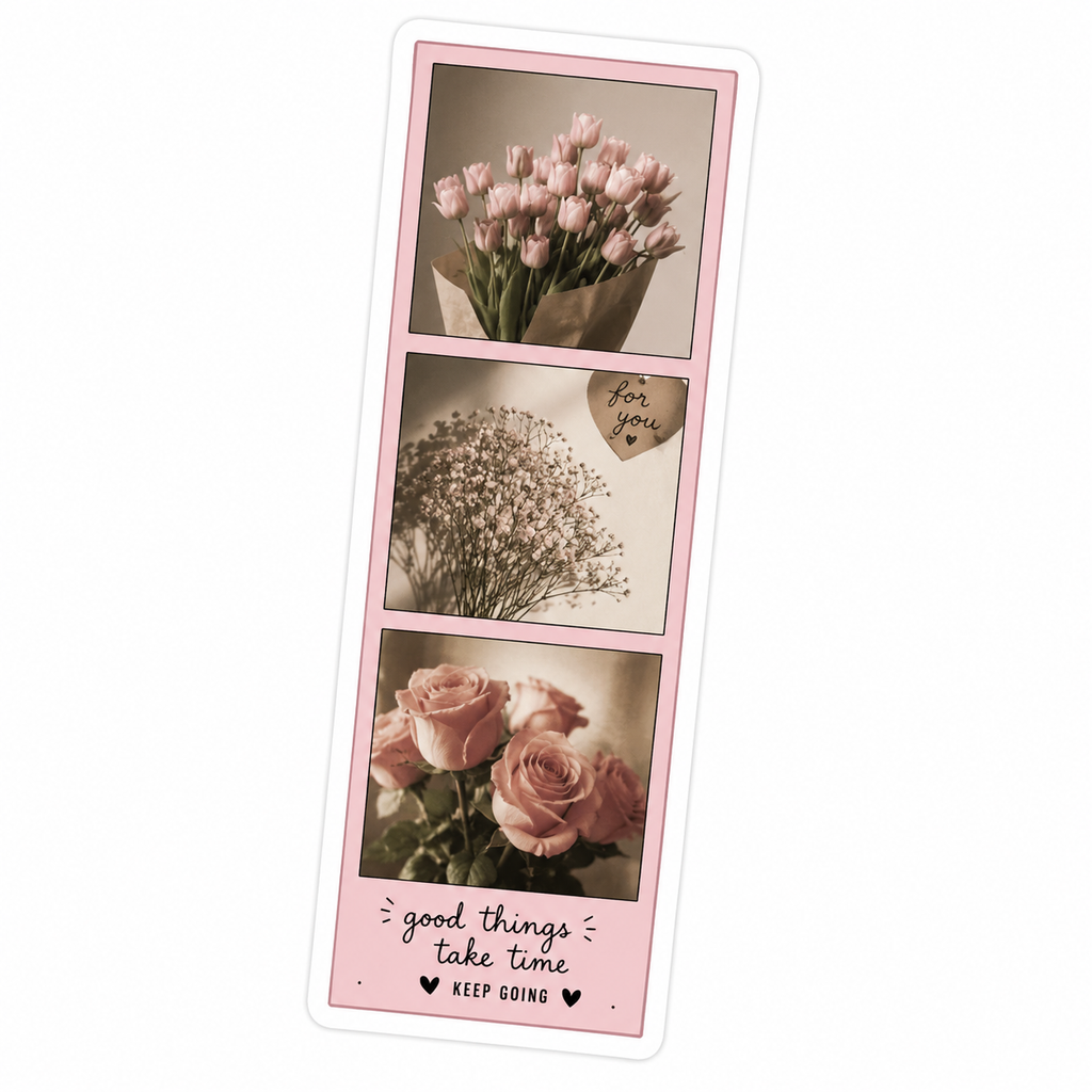 Retro Photo Strip Aesthetic Sticker