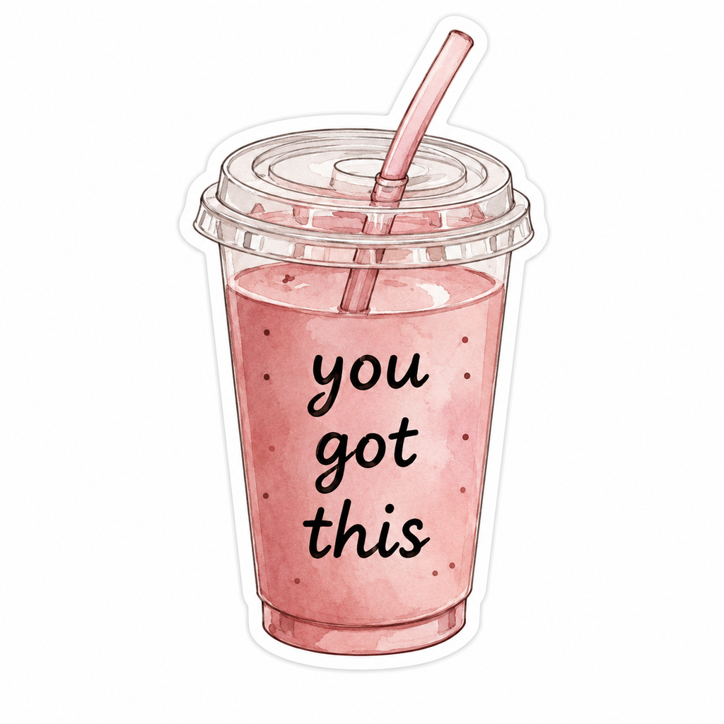 You Got This Cute Motivational Sticker