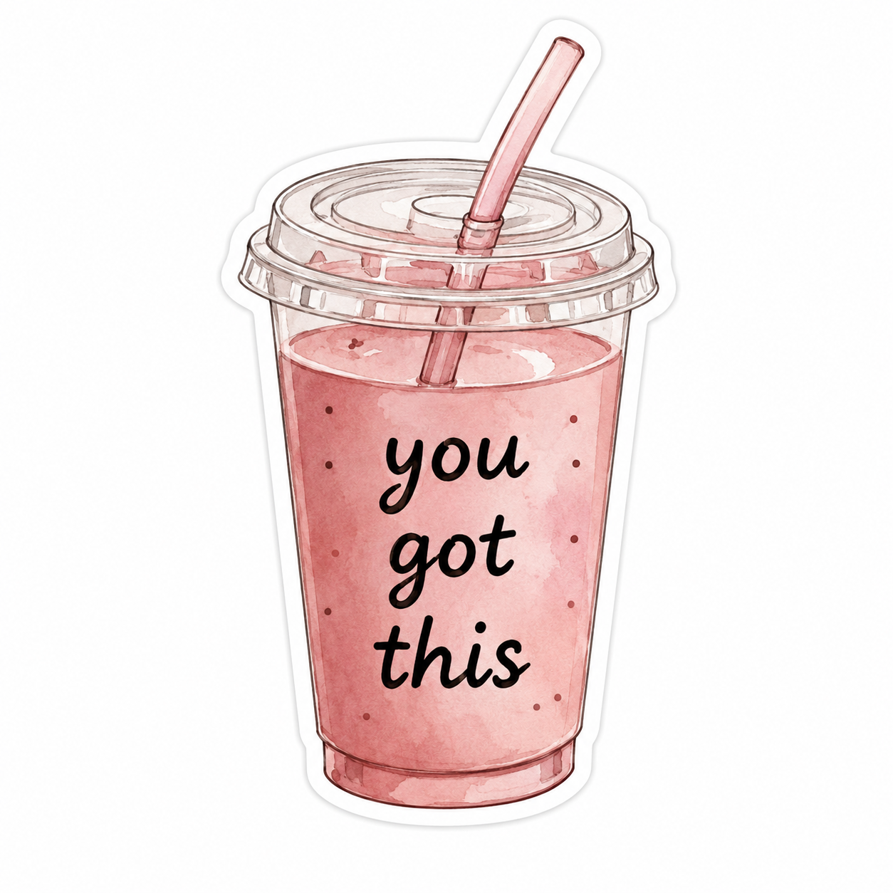 You Got This Cute Motivational Sticker