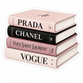 Fashion Designer Books Aesthetic Sticker
