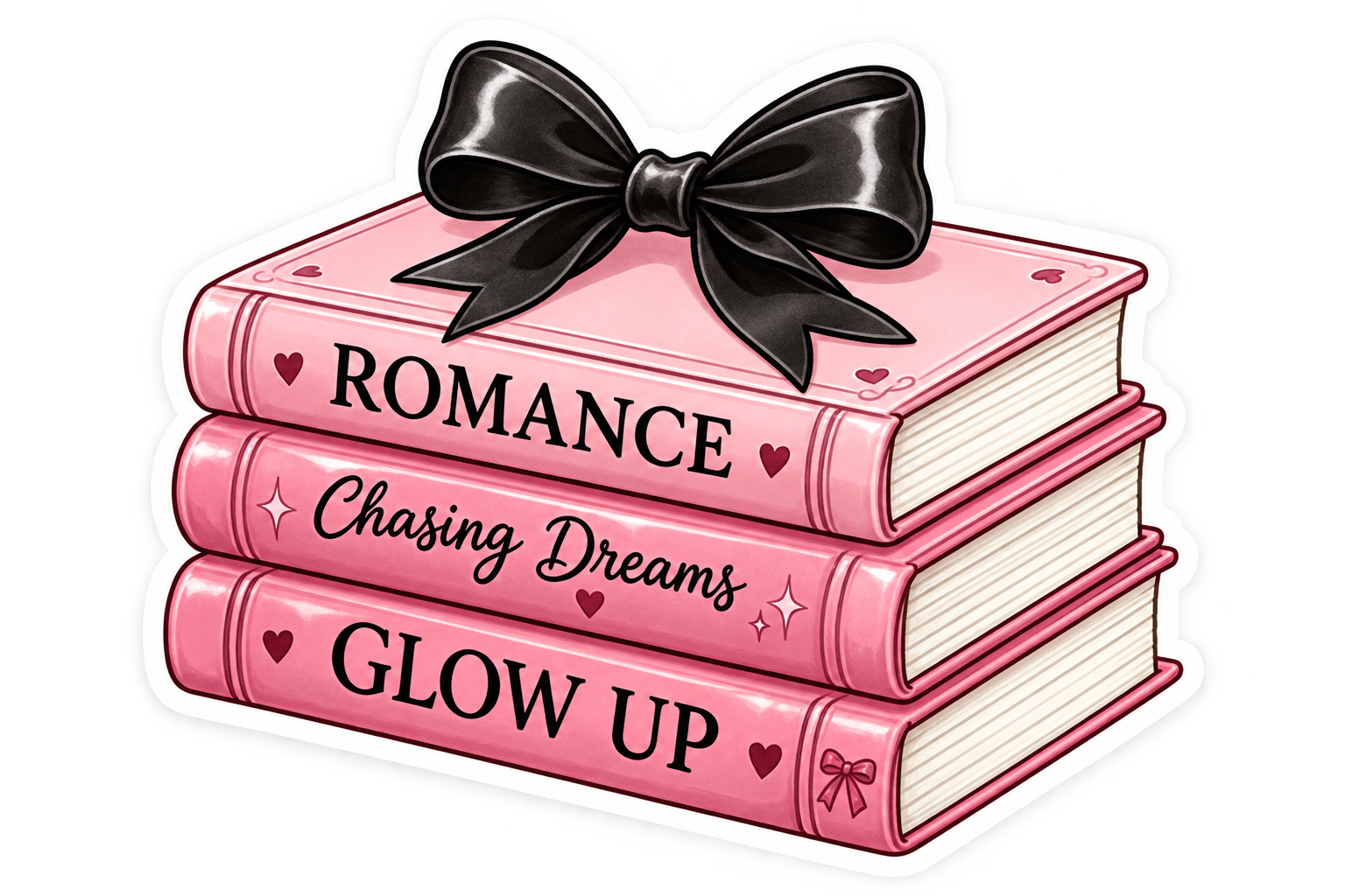 Romance Books Aesthetic Sticker