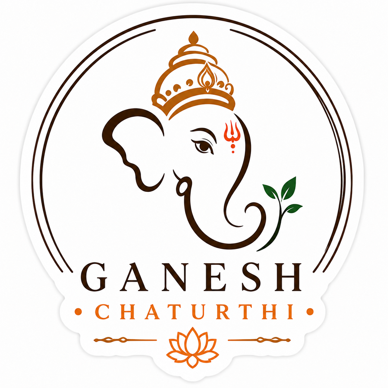 Ganesh Chaturthi Classic Sticker