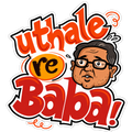 Uthale Re Baba Funny Meme Sticker