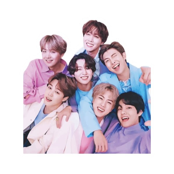 Cute Aesthetic K-pop Stickers – BTS Love Designs | Swell Stickers