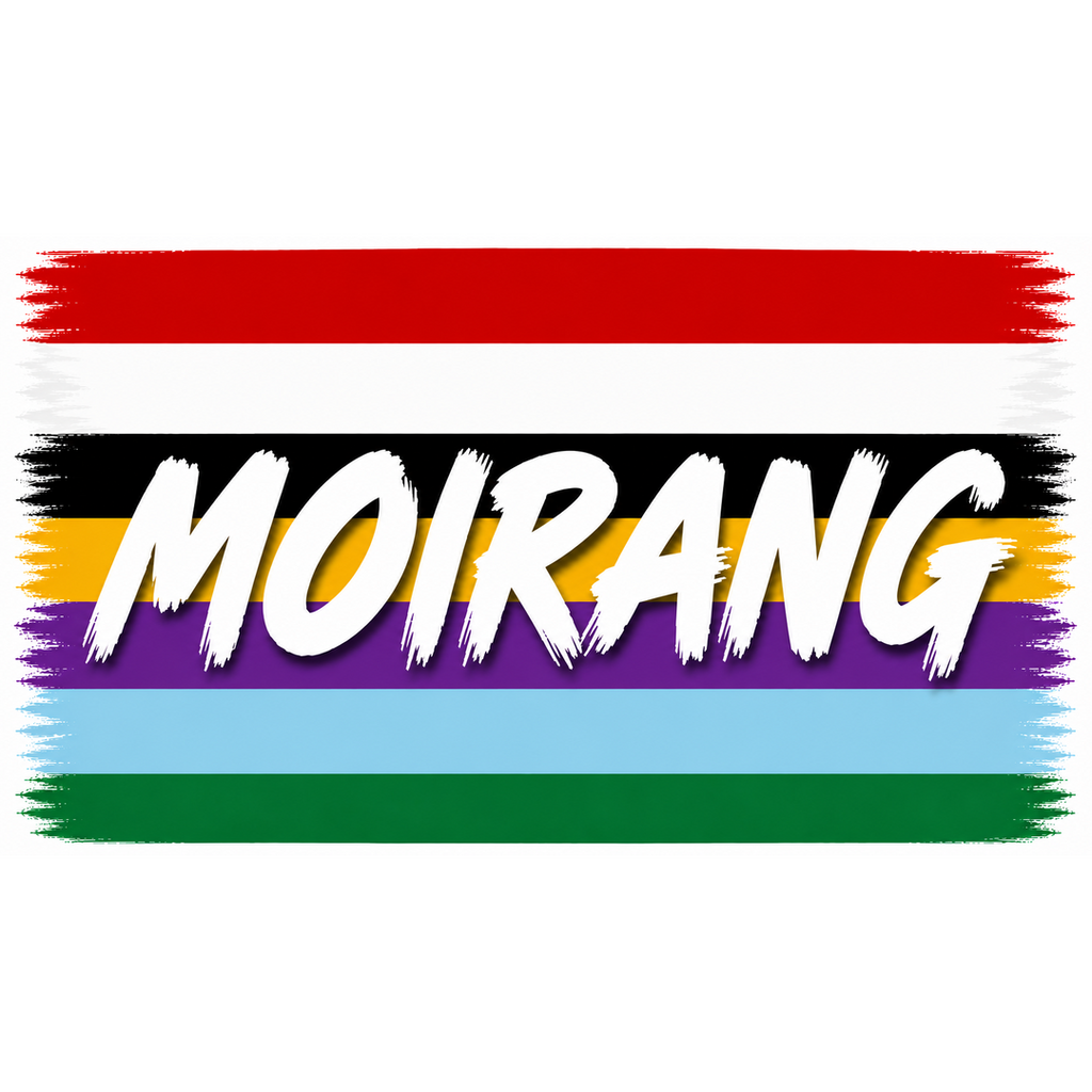 Moirang Flag Sticker