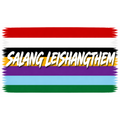 Salang Leishangthem Flag Sticker